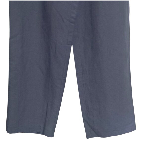 Vintage Cutter & Buck Womens Linen-Blend Navy Wide-Leg Pants Size 8 - Picture 7 of 14